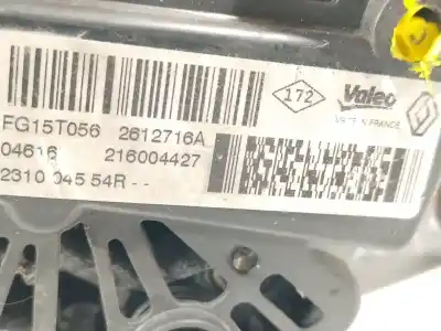 Peça sobressalente para automóvel em segunda mão alternador por renault scenic iii expression referências oem iam 231004554r  