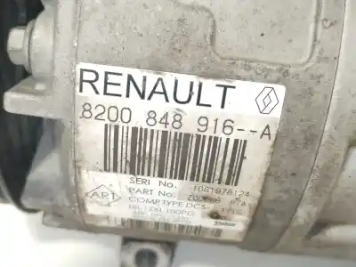 Second-hand car spare part air conditioning compressor for renault master iii furgón (fv) 2.3 dci 145 fwd (fv0e, fv0f, fv0h, fv02, fv0m, fv0s,... oem iam references 8200848916a  