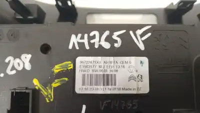 Автозапчастина б/у клімат-контроль для peugeot 208 i (ca_, cc_) 1.2 vti 82 посилання на oem iam 96722471xu  