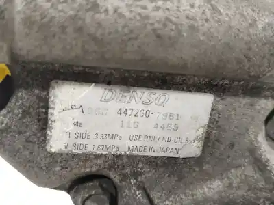 Second-hand car spare part air conditioning compressor for toyota corolla (e12) 1.4 d-4d luna compact oem iam references 8832052420 4472607s61 