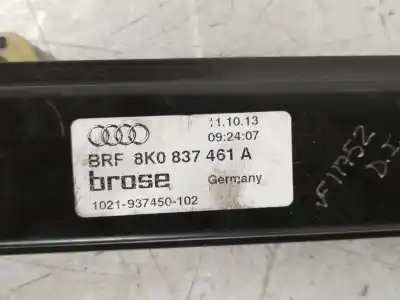 Автозапчастина б/у регулятор вікна передній лівий для audi a4 b8 avant (8k5) 2.0 tdi посилання на oem iam 8k0837461a 8k0959801a 