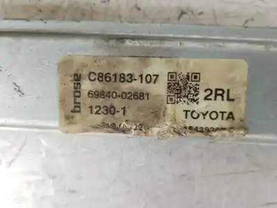 Second-hand car spare part rear left window regulator for toyota corolla e21 corolla (e21/eh1) basico oem iam references 6984002681 8570102090 