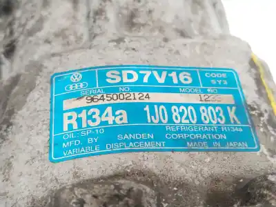 Автозапчастина б/у компресор кондиционера для audi a3 (8l1) 1.9 tdi посилання на oem iam 1j0820803k  