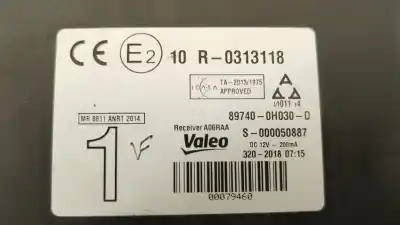 Second-hand car spare part electronic module for toyota aygo x-cite oem iam references 897400h030d  