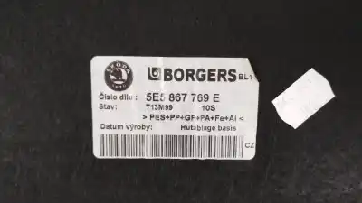 Peça sobressalente para automóvel em segunda mão chapeleira por skoda octavia iii combi (5e5, 5e6) 1.6 tdi referências oem iam 5e5867769e  