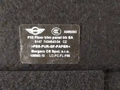 Автозапчастина б/у задній лоток для mini mini (f55) one посилання на oem iam 51477434643 51477303584 