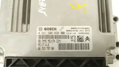Second-hand car spare part ecu engine control for citroen c3 ii (sc_) 1.4 vti 95 oem iam references 9676379780 9666319180 0261s06620
