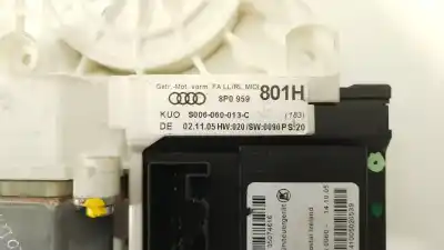 Автозапчастина б/у двигатель переднього ліва вікна для audi a3 (8p) 2.0 tdi ambiente посилання на oem iam 8p0959801h 0130822205 