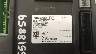 Pièce détachée automobile d'occasion module électronique pour nissan qashqai (j11) 360 références oem iam 284b14cb5c a2c9944720200 