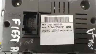 Second-hand car spare part multifunction display for ford fiesta (cb1) ambiente oem iam references aa6t18b955bb  