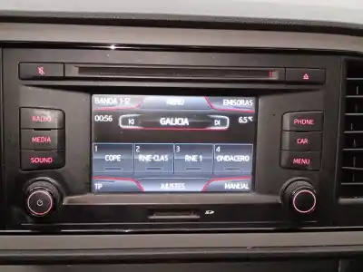 Gebrauchtes Autoersatzteil AUDIOSYSTEM / RADIO-CD zum SEAT LEON ST (5F8) 1.6 TDI OEM-IAM-Referenzen 5F0035869B  