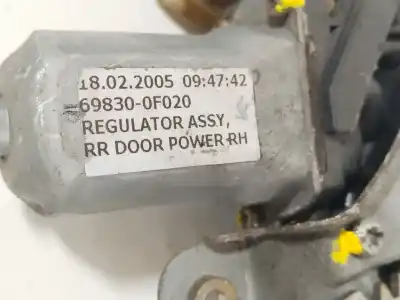 Автозапчастина б/у регулятор скла заднього правого для toyota corolla verso (r1) 2.0 d-4d luna посилання на oem iam 698300f020 997250100 