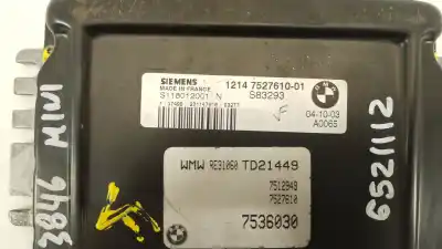 Second-hand car spare part ecu engine control for mini mini (r50, r53) cooper s oem iam references 1214752761001 s118012001n 12147527610