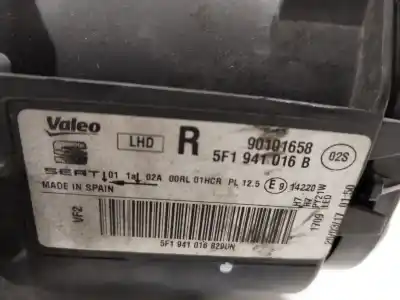 Автозапчасти б/у правая фара за seat leon (5f1) 1.6 tdi ссылки oem iam 5f1941016b  