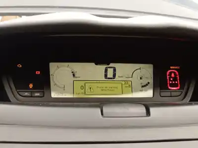 Pièce détachée automobile d'occasion Compteur De Vitesse Tableau De Bord pour CITROEN C4 PICASSO I MONOSPACE (UD_) 1.6 HDI Références OEM IAM 9666704380 281129745 