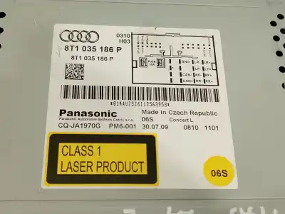 Автозапчастина б/у аудіо система / радіо cd для audi a4 b8 (8k2) 2.0 tdi посилання на oem iam 8t1035186p  