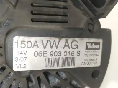 Автозапчастина б/у генератор для audi a4 b8 (8k2) 3.2 fsi quattro посилання на oem iam 06e903016s tg15c094 2543394a