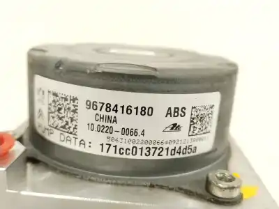 Peça sobressalente para automóvel em segunda mão abs por citroen c3 ii (sc_) 1.4 hdi 70 (sc8hzc, sc8hr0, sc8hp4) referências oem iam 9678416180 10022000664 4541ka