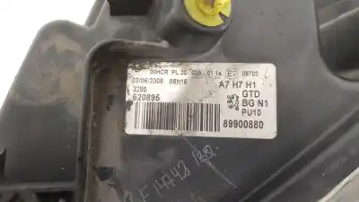 Gebrauchtes Autoersatzteil linker scheinwerfer zum peugeot 207/207+ (wa_, wc_) 1.4 hdi oem-iam-referenzen 620895 89900880 