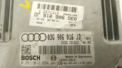 Автозапчасти б/у блок управления двигателем за audi a4 b7 avant (8ed) 2.0 tdi quattro ссылки oem iam 03g906016jd 0281012654 