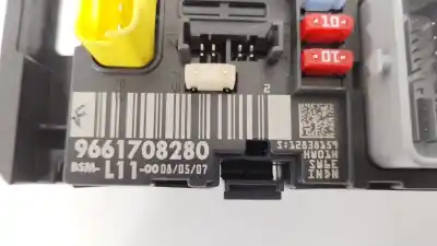 Second-hand car spare part fuse box unit for peugeot 207 furgoneta/hatchback (wa_, wc_) 1.6 hdi oem iam references 9661708280 bsml1100 6500hv
