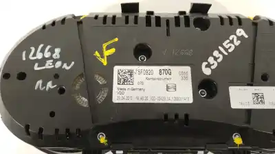 Автозапчастина б/у панель інструментів для seat leon (5f1) 2.0 tdi посилання на oem iam 5f0920870g a2c53427456ar 