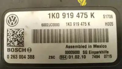 Автозапчастина б/у електронний модуль для volkswagen eos (1f8) basis посилання на oem iam 1k0919475k 0263004388 