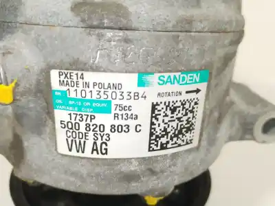 Автозапчастина б/у компресор кондиционера для seat leon (5f1) 2.0 tdi посилання на oem iam 5q0820803c pxe147 
