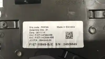 Автозапчасти б/у приборная доска за ford focus iv (hn) 1.0 ecoboost ссылки oem iam f1et10849bje  