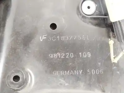 Second-hand car spare part passenger side right window regulator for volkswagen passat b6 (3c2) 2.0 tdi oem iam references 3c1837756l 1k0959792n 1k0959702ar