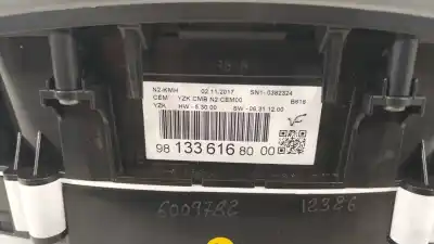 Peça sobressalente para automóvel em segunda mão quadrante por citroen c3 feel referências oem iam 9813361680  