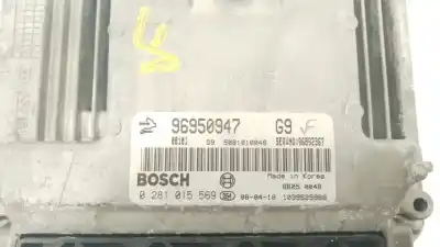 Second-hand car spare part ecu engine control for chevrolet captiva (c100, c140) 2.0 d oem iam references 96892367 0281015569 96950947