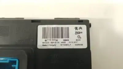 Second-hand car spare part electronic module for citroen c3 feel oem iam references 9811039380  