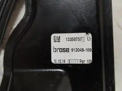 Second-hand car spare part driver left window regulator for opel astra j (p10) 1.6 cdti (68) oem iam references 20951581 13350757 
