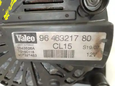 Автозапчастина б/у генератор для peugeot 207 furgoneta/hatchback (wa_, wc_) 1.6 hdi посилання на oem iam 9646321780 tg15c118 5705as