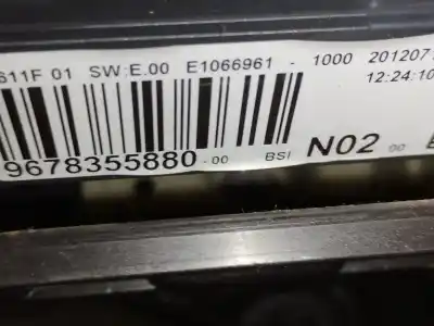 Second-hand car spare part fuse box unit for peugeot 208 i (ca_, cc_) 1.2 vti 82 oem iam references 9678355880  