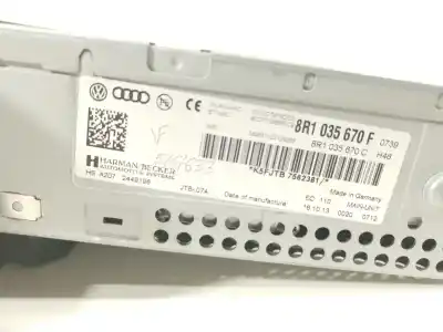 İkinci el araba yedek parçası ses sistemi / radyo cd için audi a4 b8 avant (8k5) 2.0 tdi oem iam referansları 8r1035670f  