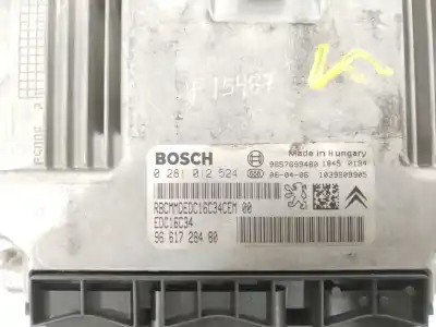 Second-hand car spare part ecu engine control for citroen c3 i (fc_, fn_) 1.4 hdi oem iam references 9661728480 9657699480 0281012524