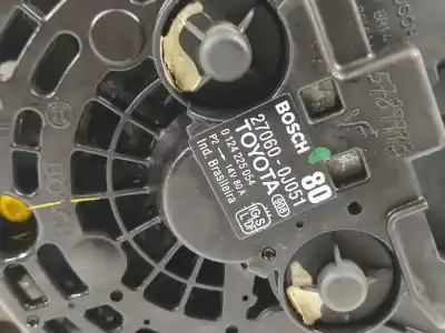 Автозапчастина б/у генератор для toyota yaris (ksp9/scp9/nlp9) básico посилання на oem iam 270600j051  0124225054