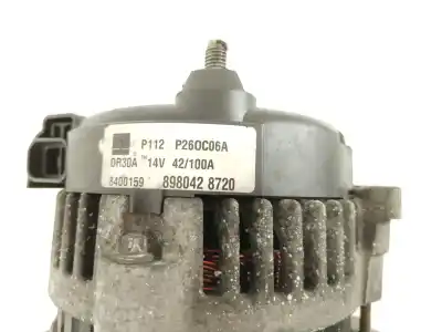 Автозапчастина б/у генератор для opel corsa d (s07) 1.7 cdti (l08, l68) посилання на oem iam p260c06a 8980428720 dr30a