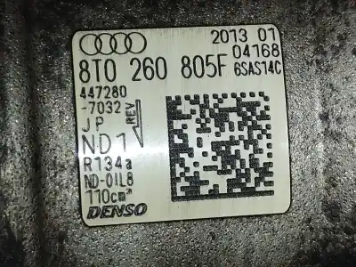 Peça sobressalente para automóvel em segunda mão compressor de ar condicionado a/a a/c por audi a4 b8 (8k2) 2.0 tdi referências oem iam 8t0260805f 4472807032 