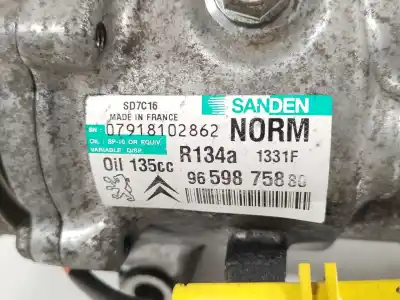 Автозапчастина б/у компресор кондиционера для citroen c4 picasso i monospace (ud_) 1.6 hdi посилання на oem iam 9659875880 sd7c16  Автозапчастина б/у компресор кондиционера для citroen c4 picasso i monospace (ud_) 1.6 hdi посилання на oem iam 9659875880 sd7c16