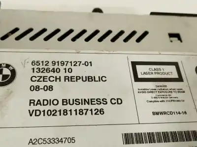 Peça sobressalente para automóvel em segunda mão sistema de áudio / rádio cd por bmw x3 (e83) xdrive 20d referências oem iam 65129197127 a2c53334705 