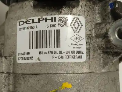 Peça sobressalente para automóvel em segunda mão compressor de ar condicionado a/a a/c por renault megane ii (bm0/1_, cm0/1_) 1.5 dci (bm1e, cm1e) referências oem iam 8200470242  