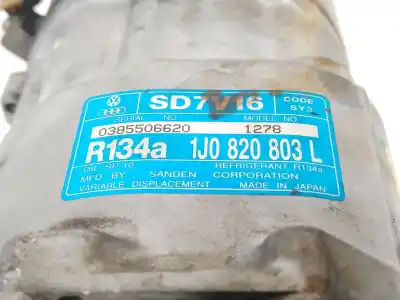 Автозапчастина б/у компресор кондиционера для seat toledo ii (1m2) 1.9 tdi посилання на oem iam 1j0820803l sd7v16 