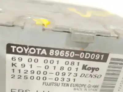 Автозапчасти б/у блок управления рулевой колонки за toyota yaris (ksp9/scp9/nlp9) básico ссылки oem iam 896500d091  