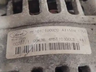 Автозапчасти б/у генератор за ford focus ii (da_, hcp, dp) 1.8 tdci ссылки oem iam 4m5t10300lb  