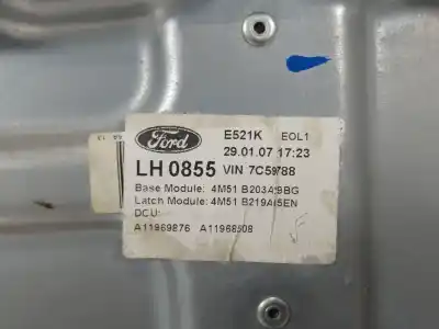 Peça sobressalente para automóvel em segunda mão elevador de vidros dianteira esquerda por ford focus ii (da_, hcp, dp) 1.8 tdci referências oem iam 4m51b203a29bg 4m51b045h17aa 4m51b219a65en