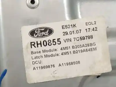 İkinci el araba yedek parçası ön sag pencere regülatörü için ford focus ii (da_, hcp, dp) 1.8 tdci oem iam referansları 4m51b203a28bg 4m51b045h16 4m51b219a64em