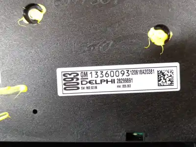 Автозапчасти б/у аудиосистема / радио cd за opel astra j gtc 2.0 cdti (08) ссылки oem iam 13360093  